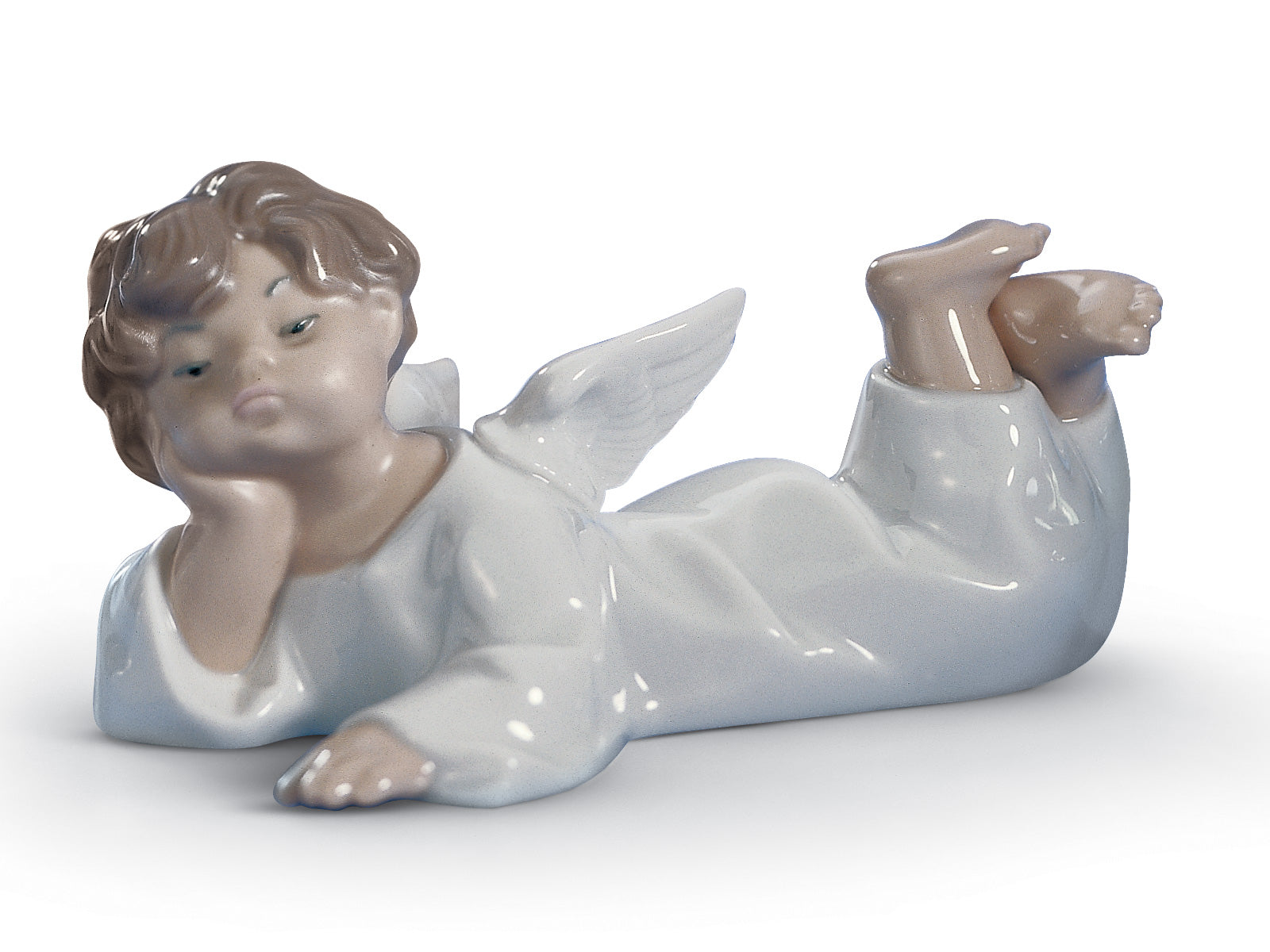 Lladro Angel Lying Down