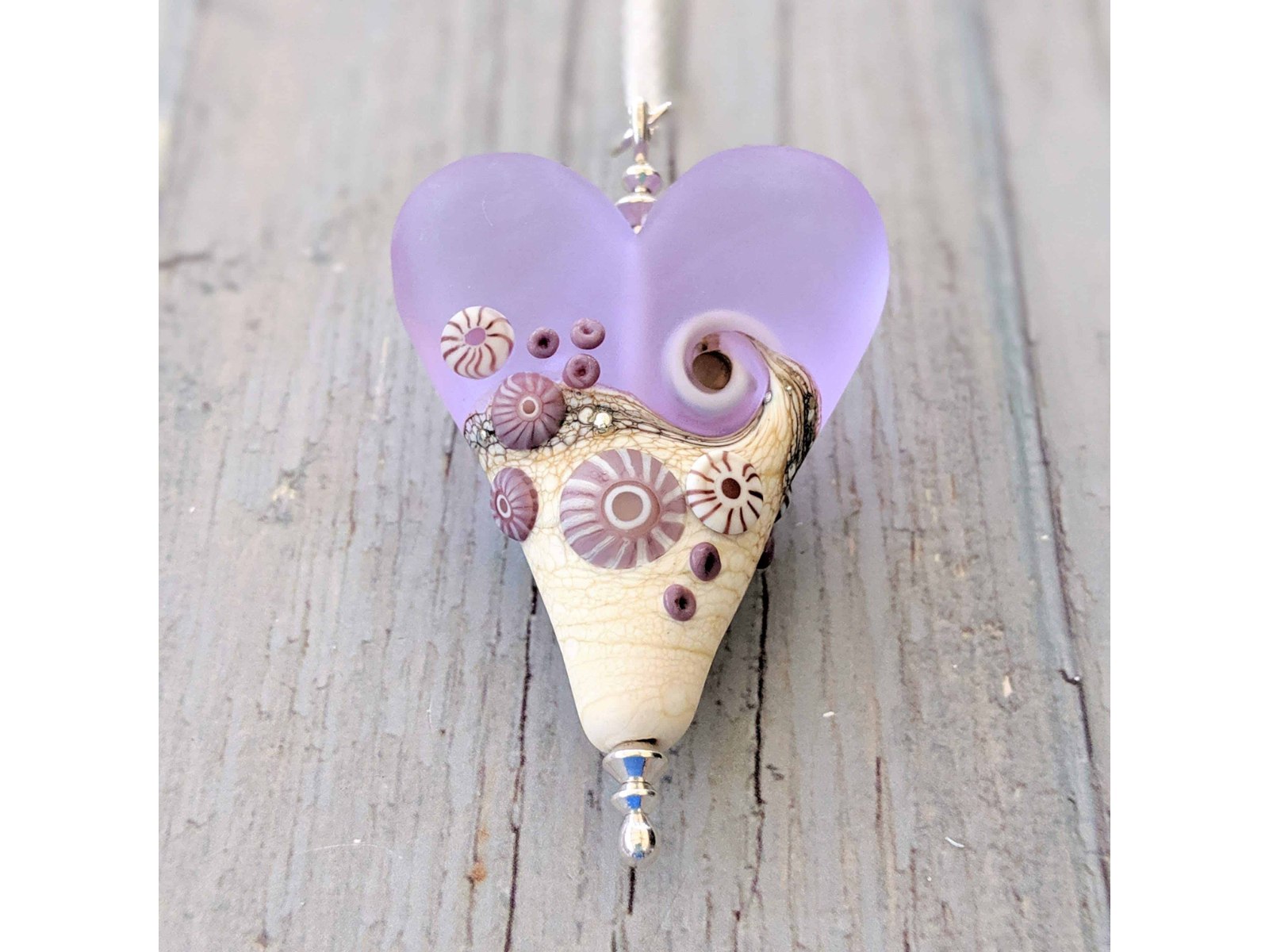 Extra large sale heart pendant