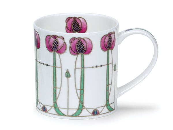 Dunoon Orkney Argyle - Pink Mug