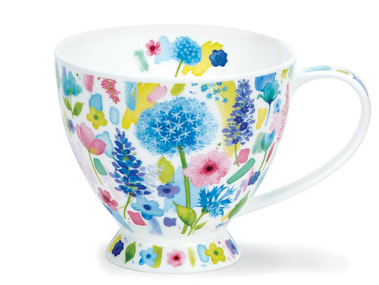 Dunoon Skye Floral Burst Blue Mug