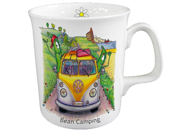 Draw Bean Camping Mug