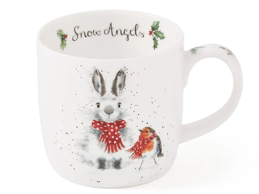 Royal Worcester Wrendale Christmas Collection Mug - Snow Angel