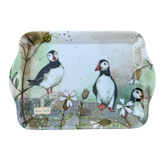 Alex Clark Puffins Melamine Tray