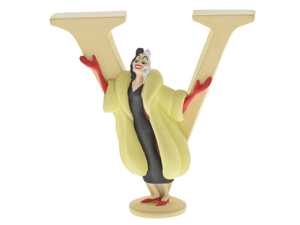 Disney Kid's Letter V - Cruella De Vil