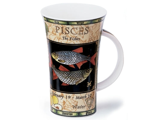 Dunoon Glencoe Zodiacs Pisces Mug