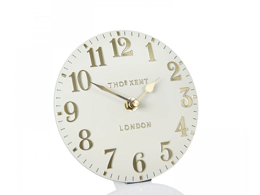 Thomas Kent Arabic 6’’ Clock - Oatmeal