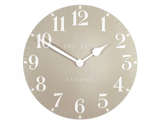 Thomas Kent Arabic 20" Clock - Sand